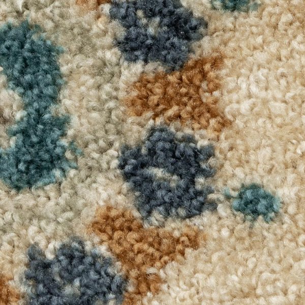 Maples Rugs Reggie Floral Kitchen Rug - Made in USA - Washable, Non Slip Indoor Carpet for Entryway, Foyer, Kitchen, and Bathroom, 1'8 x 2'10, Beige - Image 8